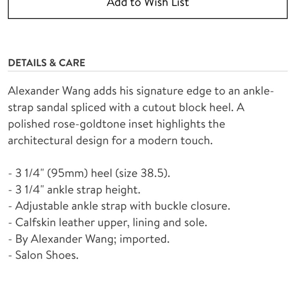 Alexander Wang Abby block heel sandal - Picture 3 of 8